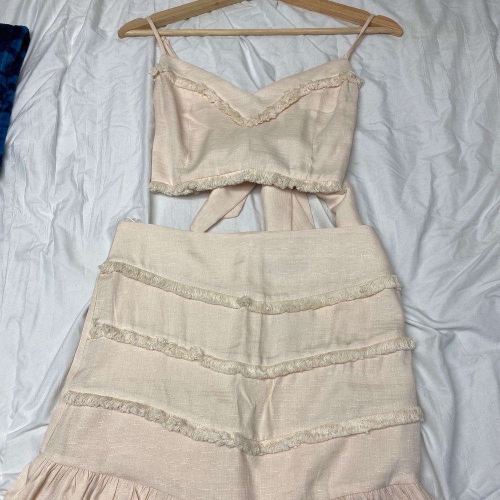 Boutique Matching 2-Piece Tank Top and Skirt